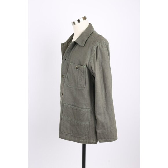 NWT Ts(s) Cotton Jacket SZ 3 / Large Olive Green $745 - Picture 5 of 13